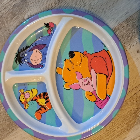 Lot of 6 KID Plates DORA EXPLORER, BOB THE BULDER, T-REX, WINNIE POOH, SPIDERMAN - Picture 4 of 7